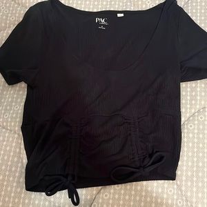PacSun black tie top